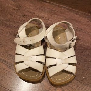 Salt water by Hoy Toddler sandals.
